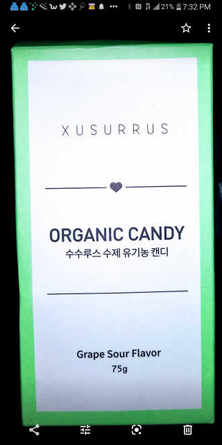 수수루스 임산부를위한 XUSURRUS 유기농 캔디 — 5점을 준 리뷰어가 2020년 7월 올린 사용 사진