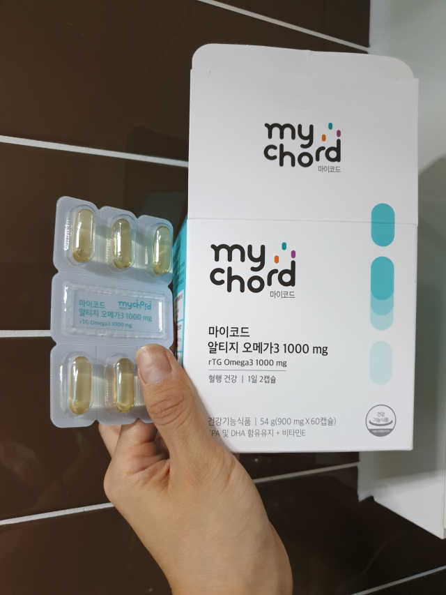 마이코드 알티지 오메가3 1000 mg 리뷰 사진
