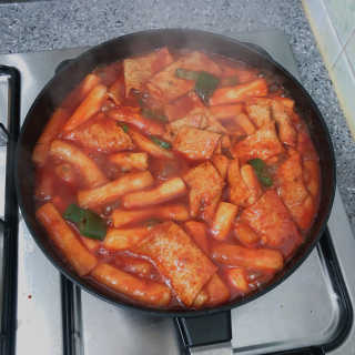 화곡미담 옛날 떡볶이 — 5점을 준 리뷰어가 2020년 4월 올린 사용 사진
