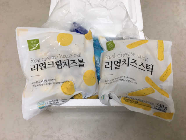 리얼치즈스틱, 리얼크림치즈볼 리뷰 사진