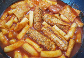 화곡미담 옛날 떡볶이 — 5점을 준 리뷰어가 2020년 4월 올린 사용 사진