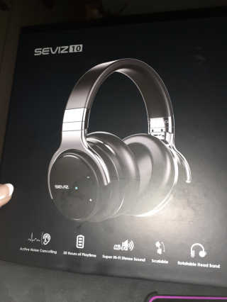 SEVIZ Bluetooth Headphones 10 3color — 5점을 준 리뷰어가 2020년 5월 올린 사용 사진