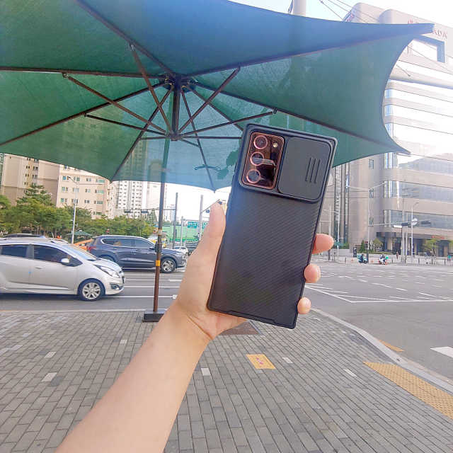 뮤즈캔 갤럭시노트20 카메라 렌즈 프로텍션 케이스 리뷰 사진
