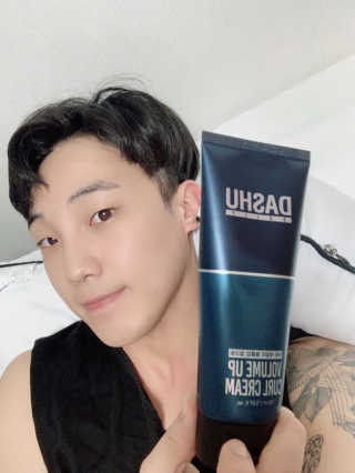 다슈코리아 다슈 데일리 볼륨 업 컬크림 150ml — 5점을 준 리뷰어가 2020년 8월 올린 사용 사진