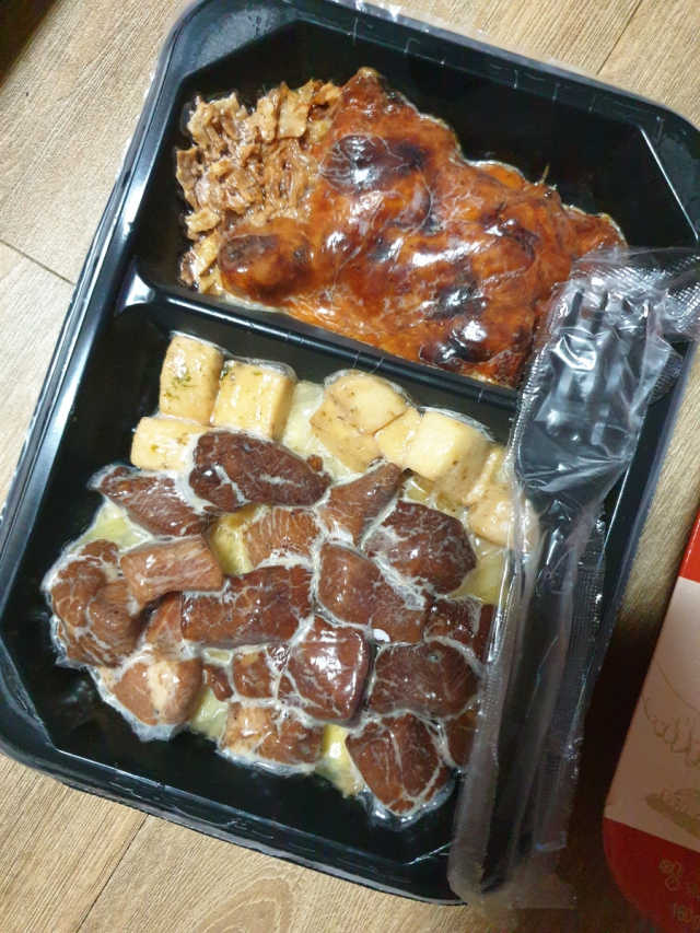 [심플리쿡]숯불바베큐플래터,연탄불닭목살구이SET 리뷰 사진