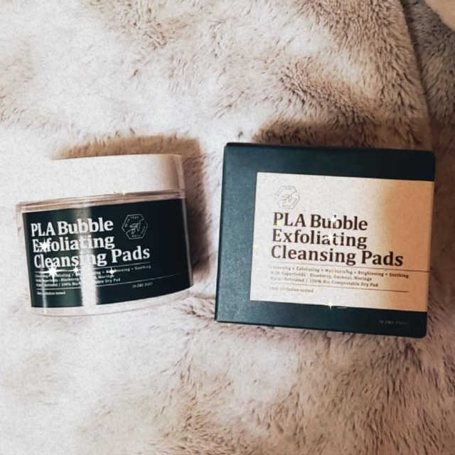 BEAUTREE PLA 버블 각질 제거 클렌징 패드 리뷰 사진