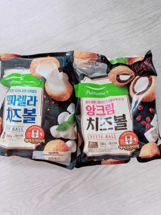 [풀무원] 치즈볼 2종-모짜렐라, 앙크림 — 5점을 준 리뷰어가 2020년 10월 올린 사용 사진