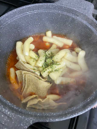 화곡미담 옛날 떡볶이 — 5점을 준 리뷰어가 2020년 4월 올린 사용 사진