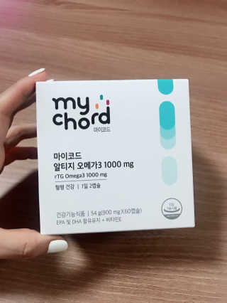 JW중외제약 마이코드 알티지 오메가3 1000 mg — 4.5점을 준 리뷰어가 2020년 7월 올린 사용 사진