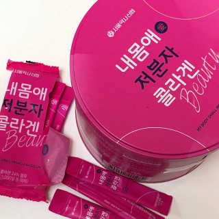 서울약사신협_내몸애뷰티 저분자콜라겐_2.5g 100포 — 5점을 준 리뷰어가 2020년 6월 올린 사용 사진
