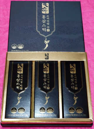 헬스업_천명진프리미엄홍삼스틱_10ml x 30포 — 5점을 준 리뷰어가 2020년 7월 올린 사용 사진