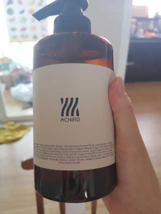 에이처드 유산균 탈모 샴푸 500ml — 5점을 준 리뷰어가 2020년 8월 올린 사용 사진