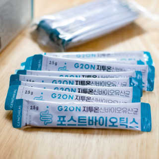 지투온 신바이오유산균 포스트바이오틱스 — 5점을 준 리뷰어가 2020년 10월 올린 사용 사진