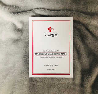 닥터마시멜로 마블러스 멀티 클리닉 마스크 — 5점을 준 리뷰어가 2020년 8월 올린 사용 사진