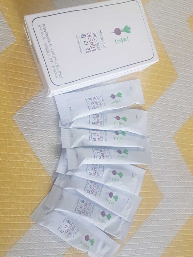 머빈스 젤리 레드비트 콜라겐 리뷰 사진