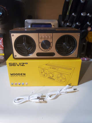 SEVIZ RETRO20W 레트로 블루투스 스피커 — 5점을 준 리뷰어가 2020년 10월 올린 사용 사진