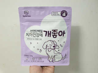 My Pet Care 천연단백질 치아건강에 개좋아 — 5점을 준 리뷰어가 2020년 12월 올린 사용 사진