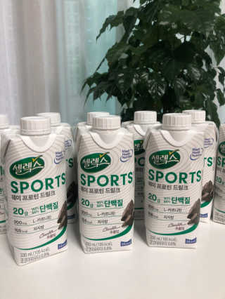 셀렉스스포츠 셀렉스 스포츠 드링크 초콜릿 _ 330ml x 12팩 — 4점을 준 리뷰어가 2020년 10월 올린 사용 사진