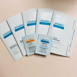 바이오믹 BIOMEEK SENSIMETIC SOOTHING MASK.S — 5점을 준 리뷰어가 2020년 6월 올린 사용 사진