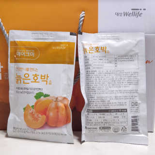 대상웰라이프 메이크미 늙은호박즙 — 5점을 준 리뷰어가 2020년 12월 올린 사용 사진