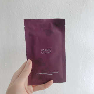 GARANG GARANG 피오니 룻 모이스처라이징 앤 수딩 마스크팩 — 4점을 준 리뷰어가 2020년 4월 올린 사용 사진