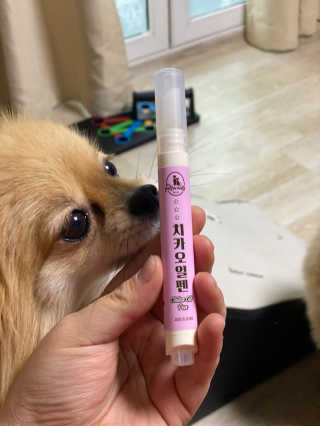 더펫원츠 [댕냥이 치석제거 덴탈오일] 치카오일+셀프스케일러 — 5점을 준 리뷰어가 2020년 5월 올린 사용 사진
