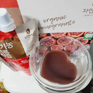 자연에온 유기농 석류 착즙 100mL 10개입 2BOX — 5점을 준 리뷰어가 2020년 12월 올린 사용 사진