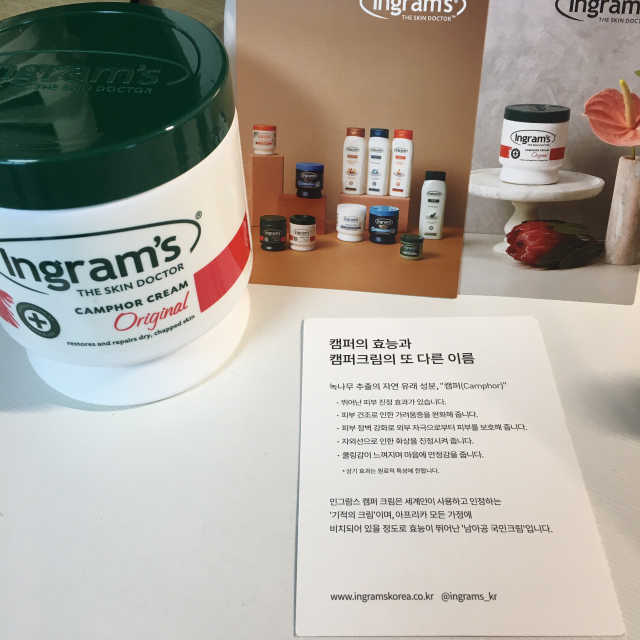 인그람스 캠퍼 크림 오리지널 500ml 리뷰 사진