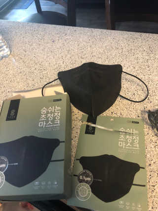SOOMLAB Mask- Hyper Purifying Breathing Mask — 5점을 준 리뷰어가 2020년 9월 올린 사용 사진