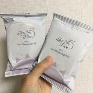 라이크아임파이브 마일드 선 클렌징 패드 리뉴얼 — 5점을 준 리뷰어가 2020년 6월 올린 사용 사진