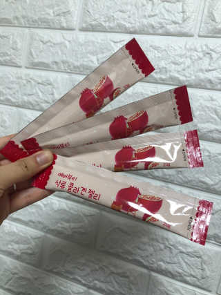 365더건강 에버뷰티 석류콜라겐 젤리 — 5점을 준 리뷰어가 2020년 7월 올린 사용 사진