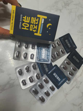 조은약초 꿀잠큐어 제주 감태추출물 감태정 600mg — 4점을 준 리뷰어가 2020년 5월 올린 사용 사진
