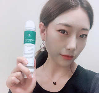 천사연구소 진짜 生병풀잎을 그대로  갈아 넣은 워시오프 센텔라팩 — 4점을 준 리뷰어가 2020년 7월 올린 사용 사진
