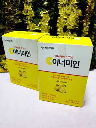 이너미인 VITAMIN-C 700 — 5점을 준 리뷰어가 2020년 8월 올린 사용 사진