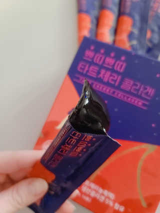 서울약사신협_쁘띠쁘띠타트체리콜라겐_20g x 14포 — 4점을 준 리뷰어가 2020년 12월 올린 사용 사진