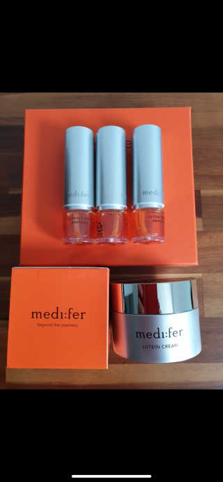 메디페르 [ 1+1 ] 루테인앰플세트 1개 + 루테인크림 50ml 1개 — 5점을 준 리뷰어가 2020년 9월 올린 사용 사진