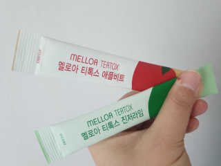 멜로아티톡스 애플비트, 진저라임 상큼하게 가벼워질 땐 멜로아티톡스 애플비트 진저라임 — 5점을 준 리뷰어가 2020년 5월 올린 사용 사진