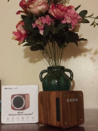 SEVIZ MINI10W 레트로 블루투스 스피커 — 4.5점을 준 리뷰어가 2020년 9월 올린 사용 사진