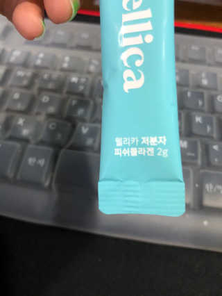 웰리카 저분자 피쉬 콜라겐 — 5점을 준 리뷰어가 2020년 10월 올린 사용 사진