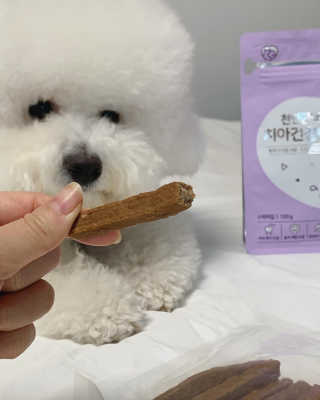 My Pet Care 천연단백질 치아건강에 개좋아 — 5점을 준 리뷰어가 2020년 11월 올린 사용 사진