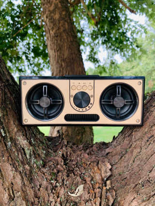 SEVIZ RETRO20W 레트로 블루투스 스피커 — 5점을 준 리뷰어가 2020년 10월 올린 사용 사진
