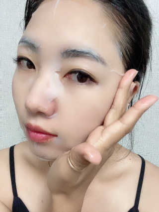 닥터랑 마이크로바이옴 스킨 밸런스 마스크 — 5점을 준 리뷰어가 2020년 10월 올린 사용 사진