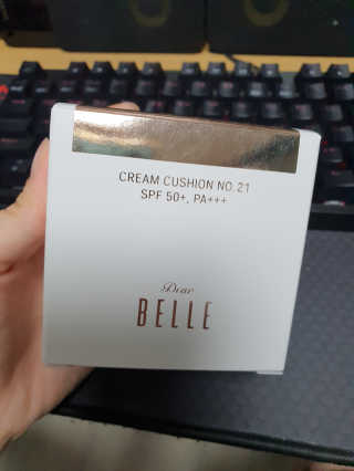 디어벨르 크림쿠션 DEAR BELLE CREAM COUSION — 5점을 준 리뷰어가 2020년 8월 올린 사용 사진