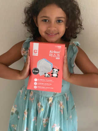 SOOMLAB Mask Kids - Airbon — 5점을 준 리뷰어가 2020년 8월 올린 사용 사진
