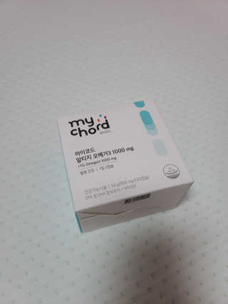 JW중외제약 마이코드 알티지 오메가3 1000 mg — 5점을 준 리뷰어가 2020년 8월 올린 사용 사진