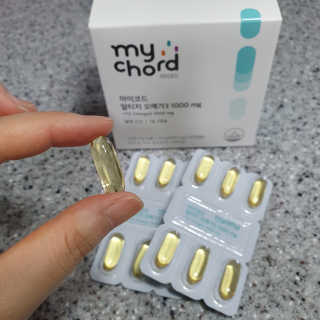 JW중외제약 마이코드 알티지 오메가3 1000 mg — 5점을 준 리뷰어가 2020년 7월 올린 사용 사진