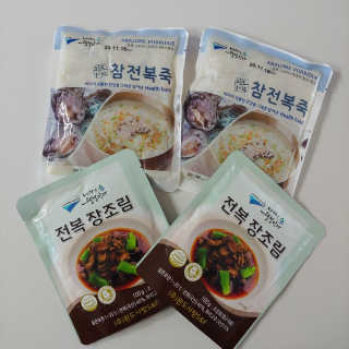 바다는다웰빙이다 완도사랑 전복죽 250g - 2팩 + 전복장조림 2팩 — 5점을 준 리뷰어가 2020년 10월 올린 사용 사진