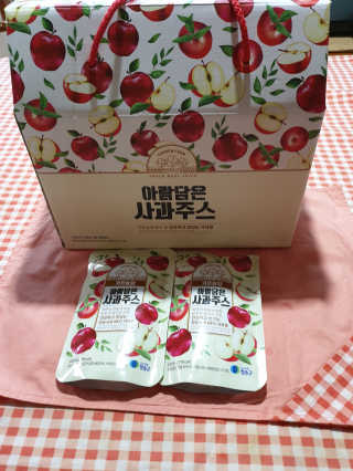 [가든농장]아람담은 사과주스 [가든농장] 아람담은 사과주스 120ml x 15포 — 4점을 준 리뷰어가 2020년 5월 올린 사용 사진