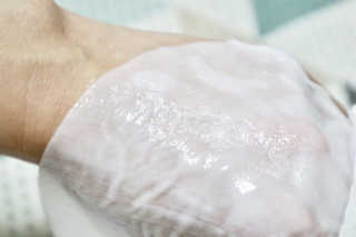 바이오믹 BIOMEEK SENSIMETIC SOOTHING MASK.S — 5점을 준 리뷰어가 2020년 7월 올린 사용 사진