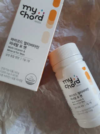 JW중외제약 마이코드 멀티비타민미네랄 포 맨 — 4점을 준 리뷰어가 2020년 8월 올린 사용 사진